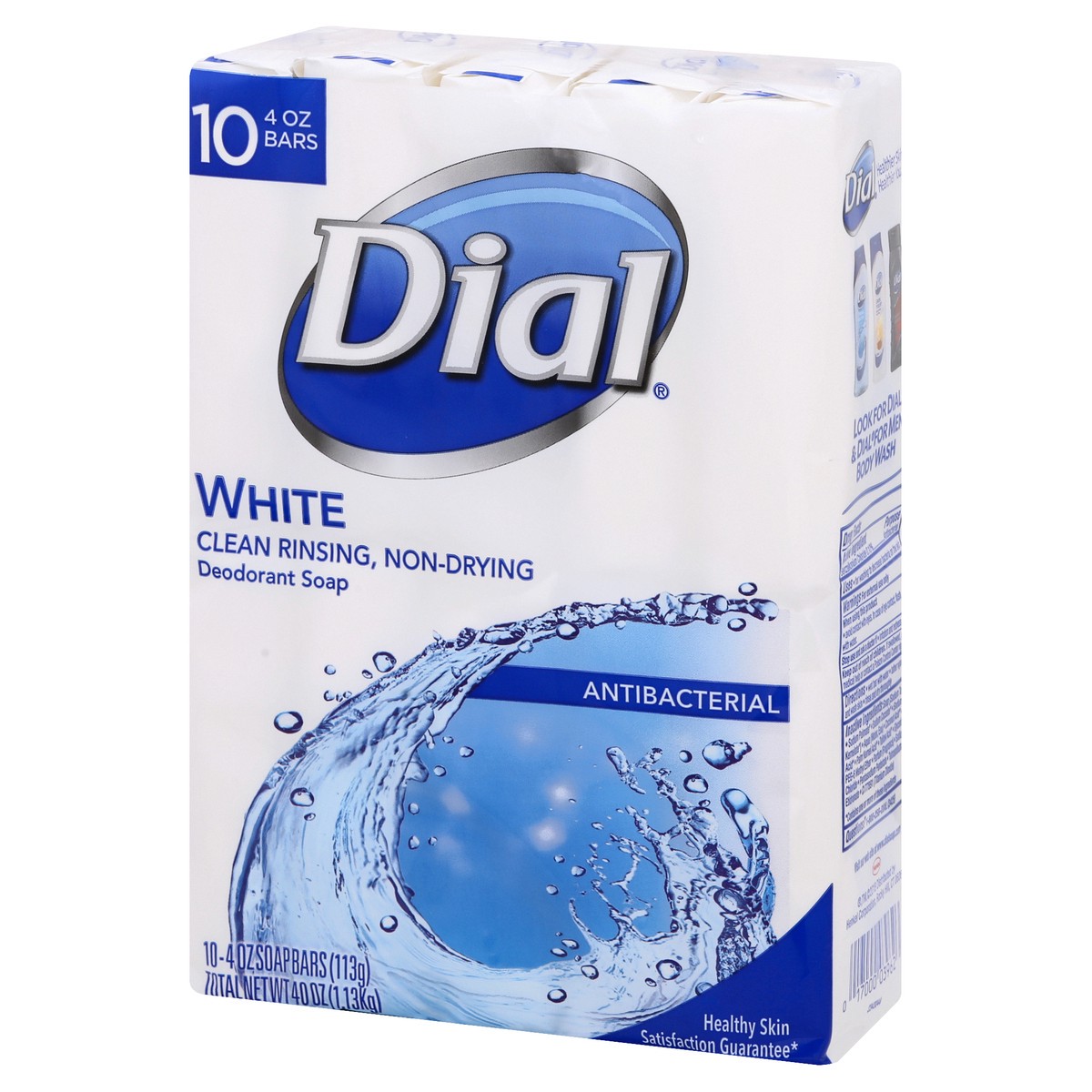 slide 9 of 13, Dial White Antibacterial Deodorant Soap 10 ea, 10 ct