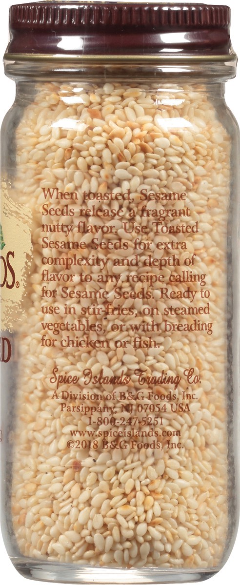 slide 4 of 10, Spice Islands Toasted Sesame Seed, 2.1 oz, 2.1 oz