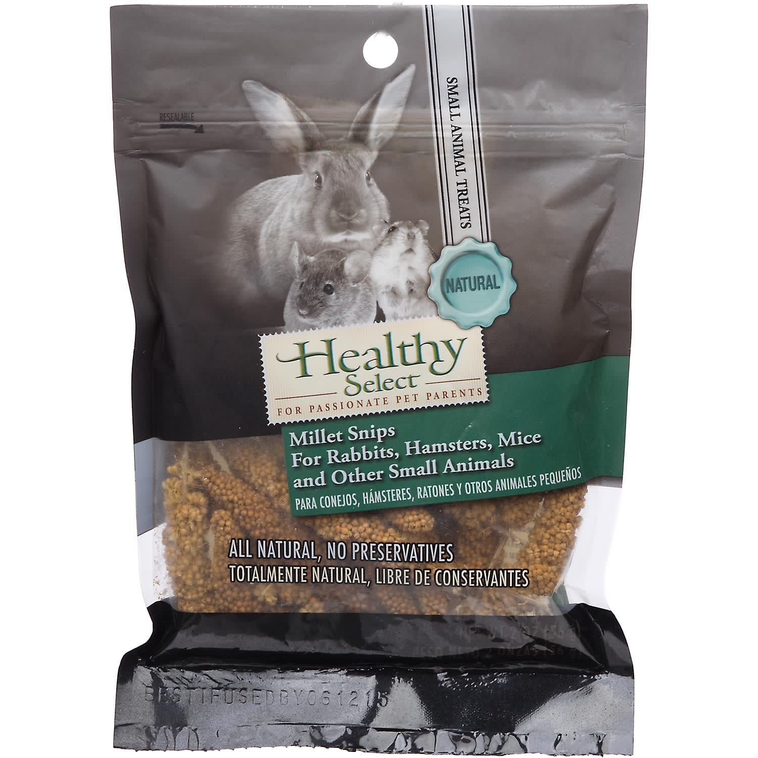 slide 1 of 1, Petco Healthy Select Natural Millet Snips for Small Animals, 2 oz