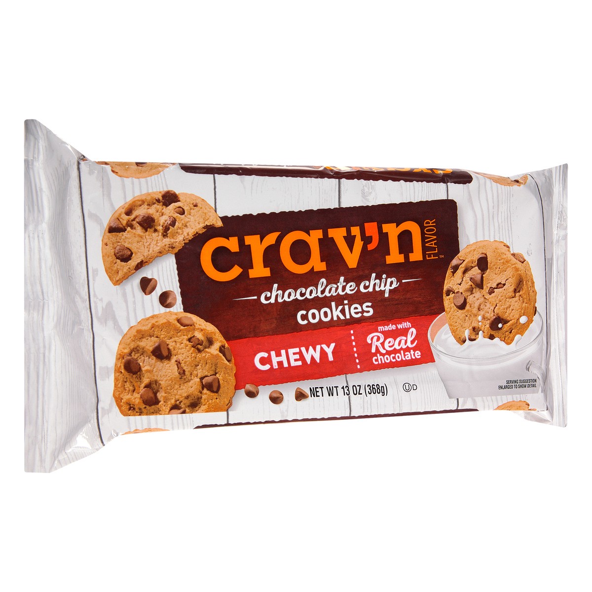 slide 2 of 10, Crav'n Flavor Chewy Chocolate Chip Cookies, 13 oz