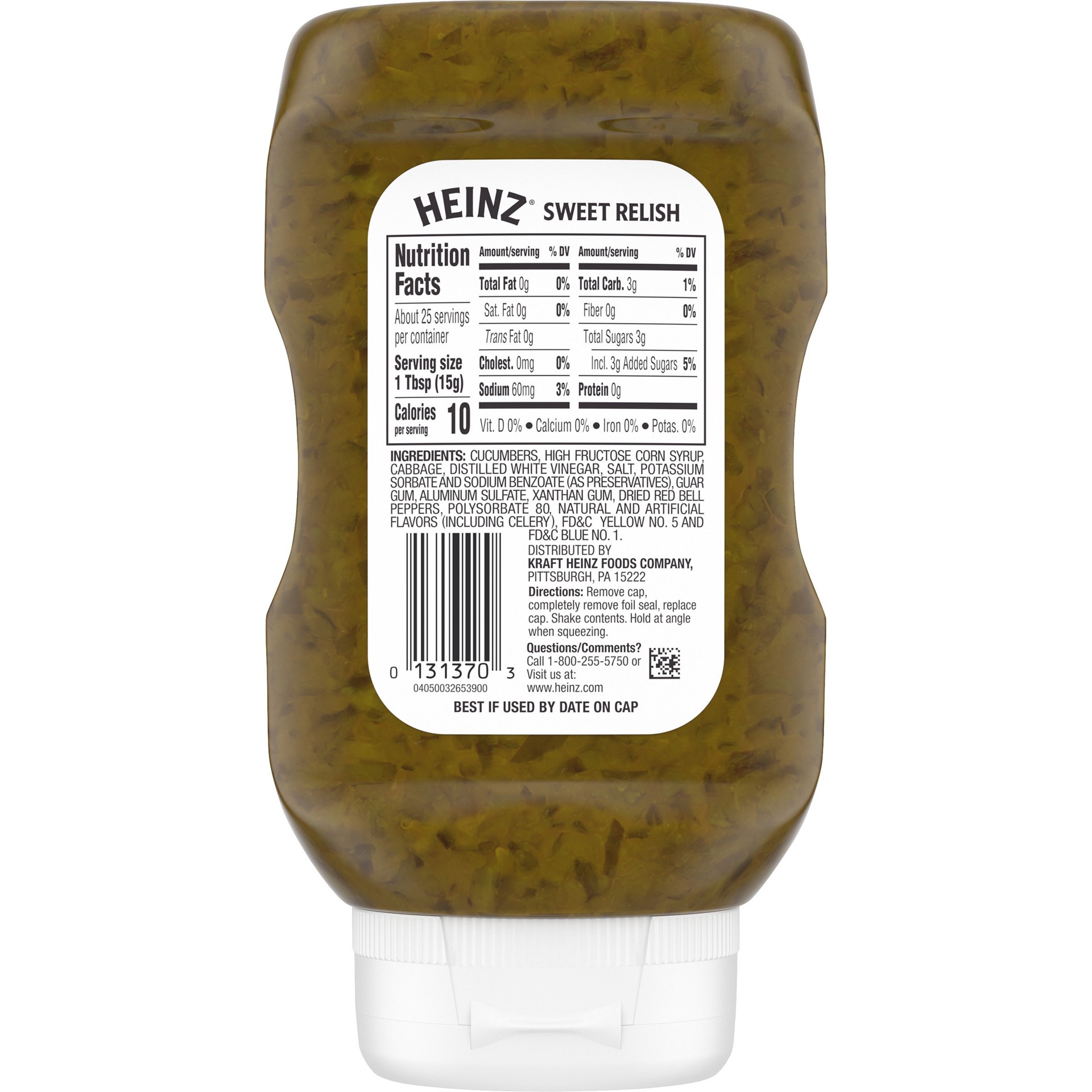 slide 4 of 5, Heinz Sweet Relish, 12.7 fl oz Bottle, 12.70 fl oz