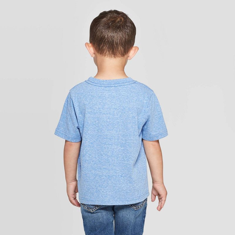 slide 2 of 3, Toddler Boys' Disney Spider-Man Short Sleeve Graphic T-Shirt - Heather Blue 2T, 1 ct