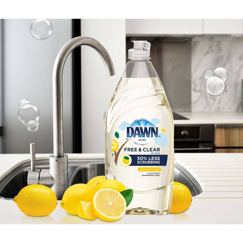 slide 2 of 5, Dawn Ultra Pure Essentials Dish Washing Liquid Dish Soap - Lemon Essence Scent - 48 fl oz/2ct, 48 fl oz, 2 ct