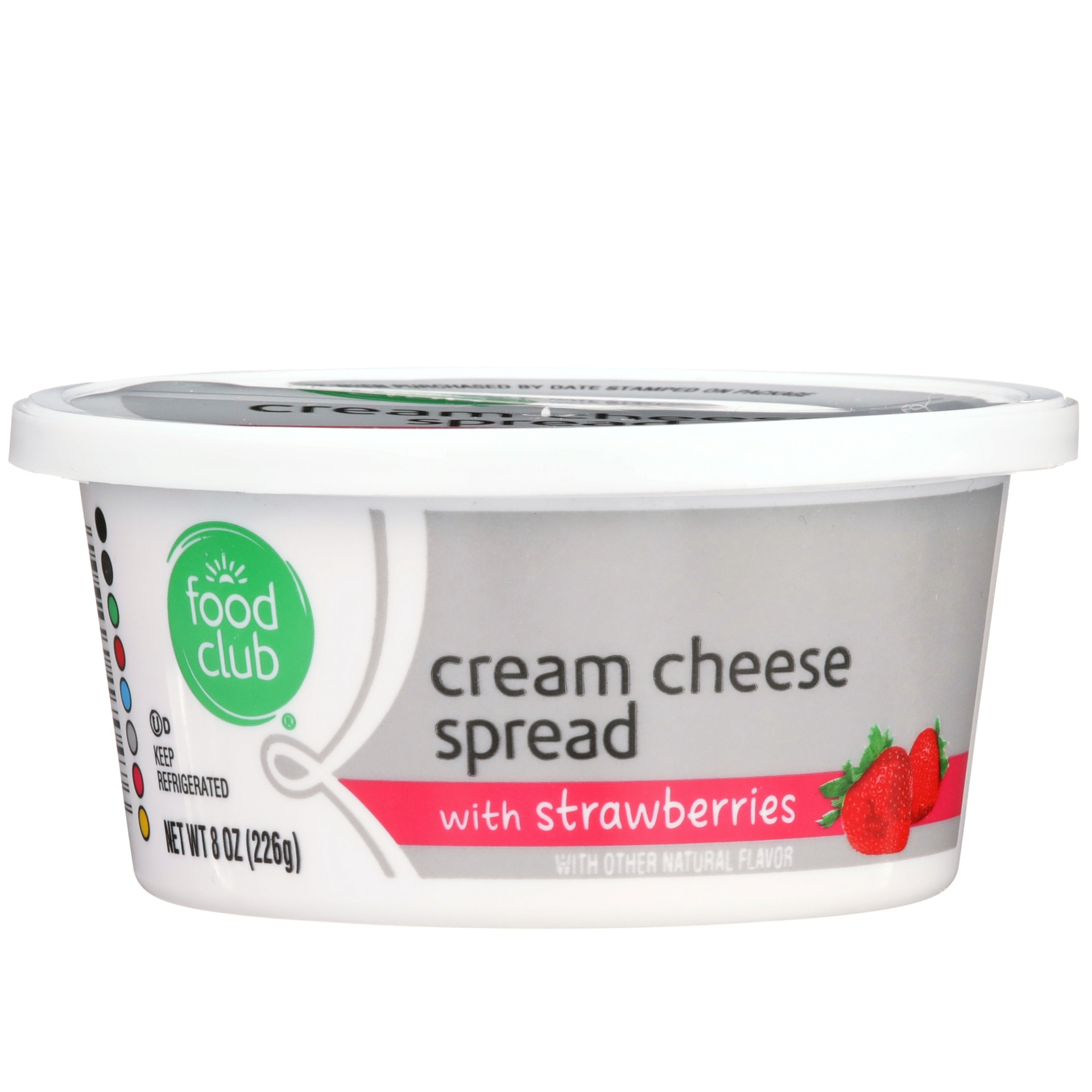 slide 1 of 6, Food Club Strawberry Soft Cream Cheese Cup, 2 ct; 3.5 oz