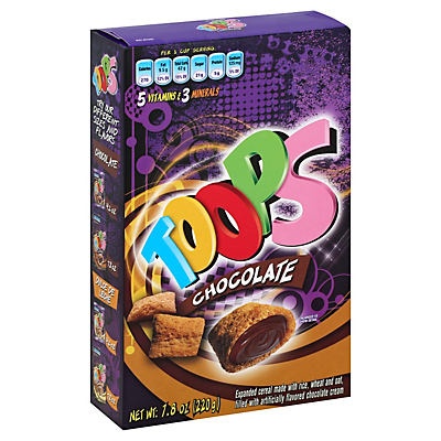 slide 1 of 1, TOOPS Chocolate Cream Flavor Cereal, 7.8 oz