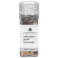 Lunds & Byerlys Salt, Pepper, Garlic Seasoning 3.1 oz