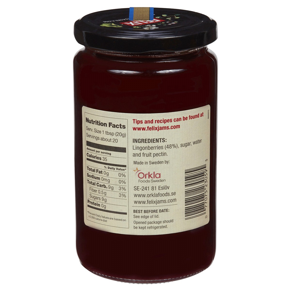 slide 2 of 2, Felix Wild Natural Lingonberries, 14.5 oz