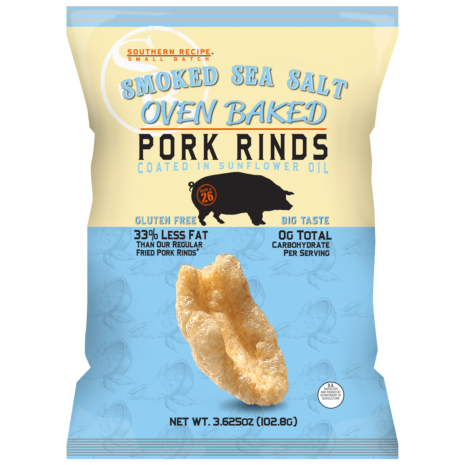slide 1 of 1, Southern Recipe Small Batch Pork Rinds 3.625 oz, 3.625 oz