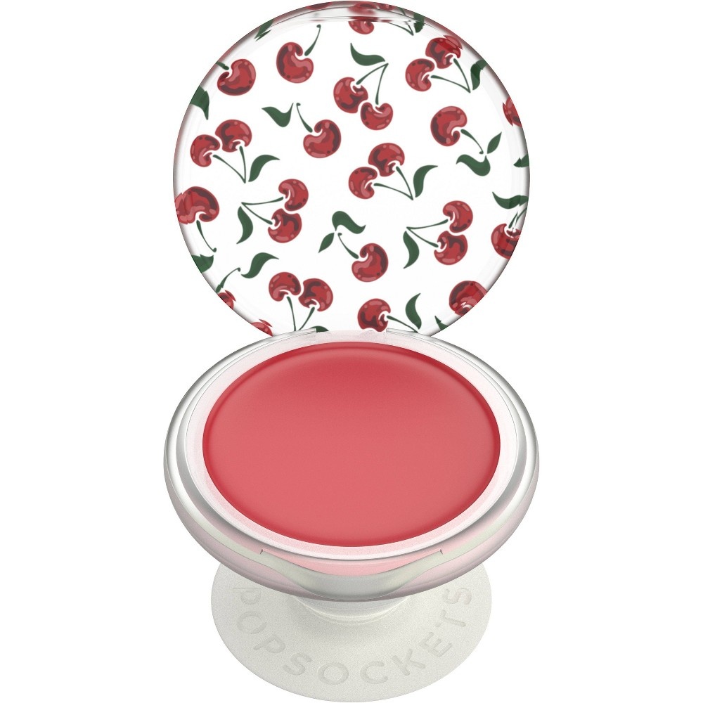 slide 2 of 6, PopSockets PopSocket Cherry Lips PopGrip Cell Phone Grip & Stand - Red, 1 ct