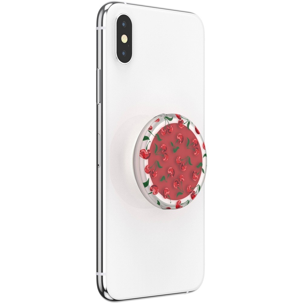 slide 5 of 6, PopSockets PopSocket Cherry Lips PopGrip Cell Phone Grip & Stand - Red, 1 ct