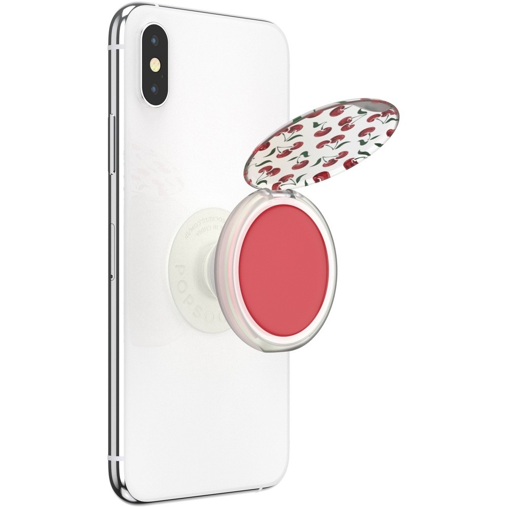 slide 6 of 6, PopSockets PopSocket Cherry Lips PopGrip Cell Phone Grip & Stand - Red, 1 ct