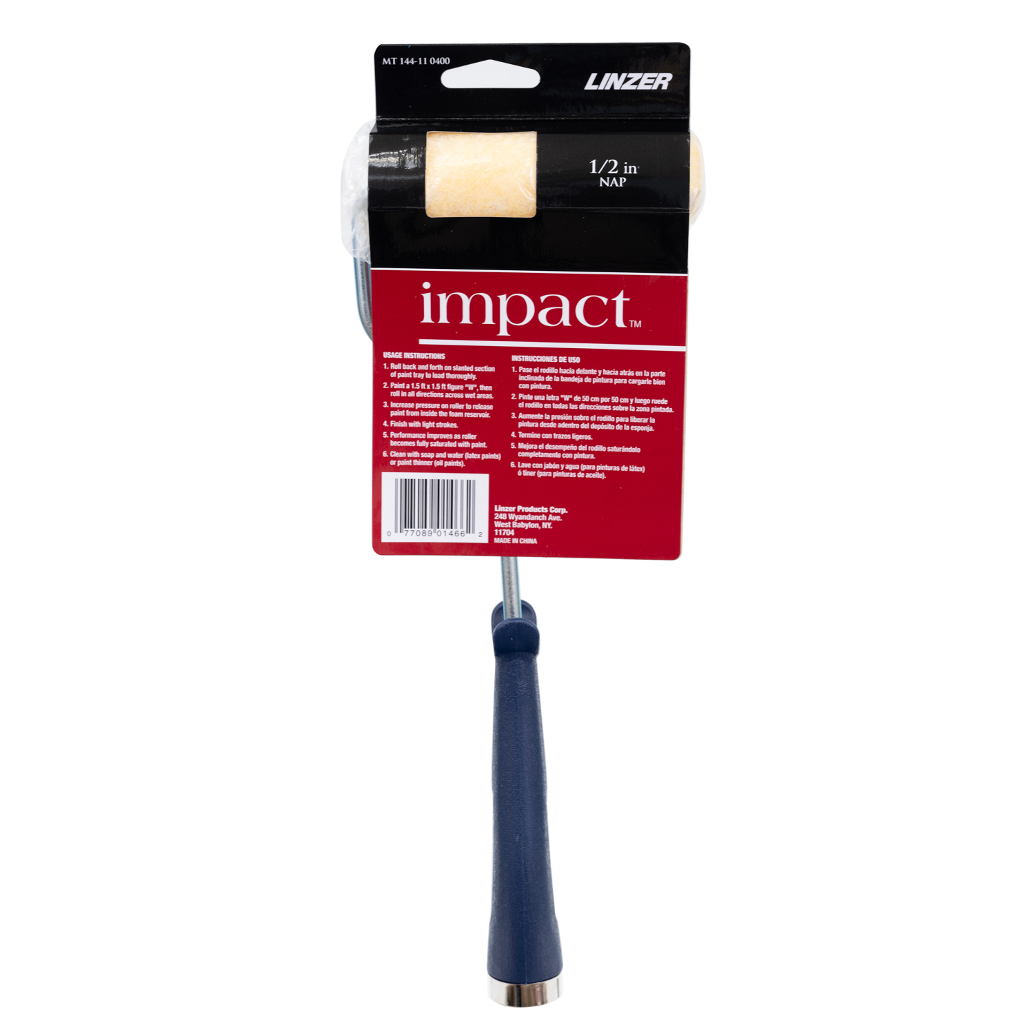 slide 2 of 5, Impact 4 in. X 1/2 in. Nap Knit Mini Roller W/Frame, 1 ct