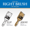 slide 9 of 17, Linzer Poly Blend Angle Sash Brush, 2.5 in