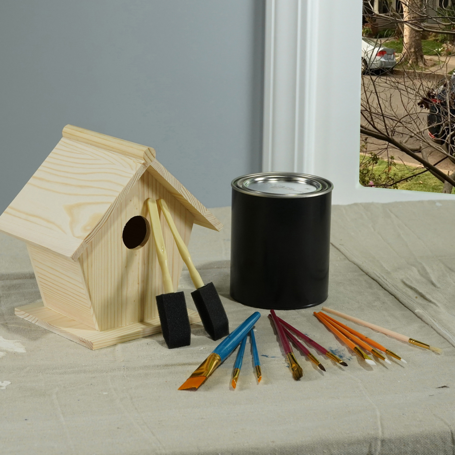 slide 2 of 3, Linzer Maestra Economy Artist Brush Set, 12 ct