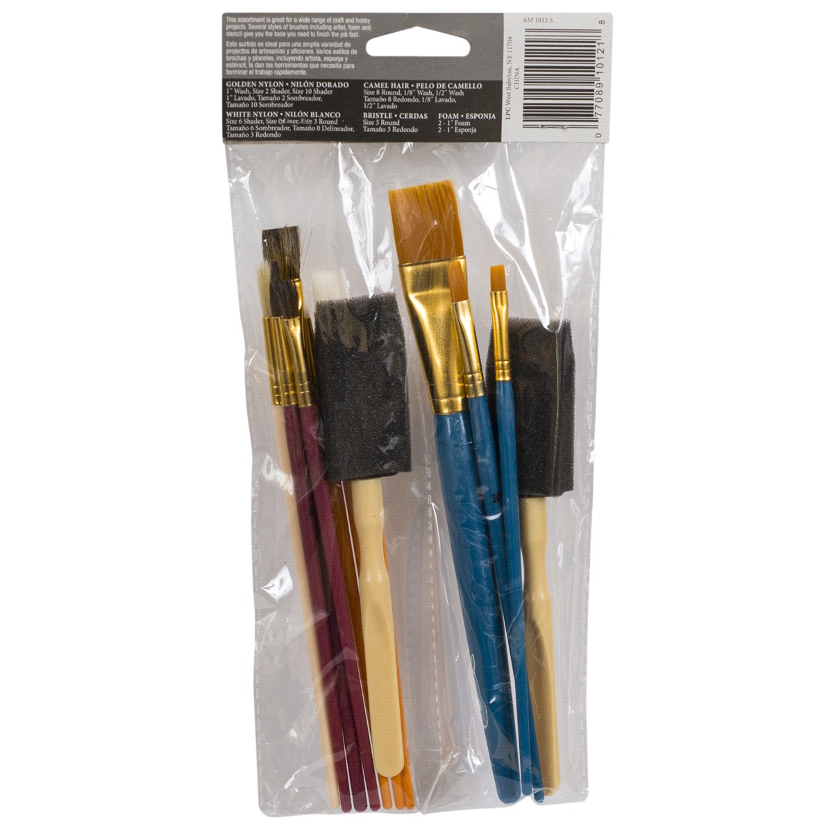 slide 2 of 2, Linzer Maestra Economy Artist Brush Set, 12 ct
