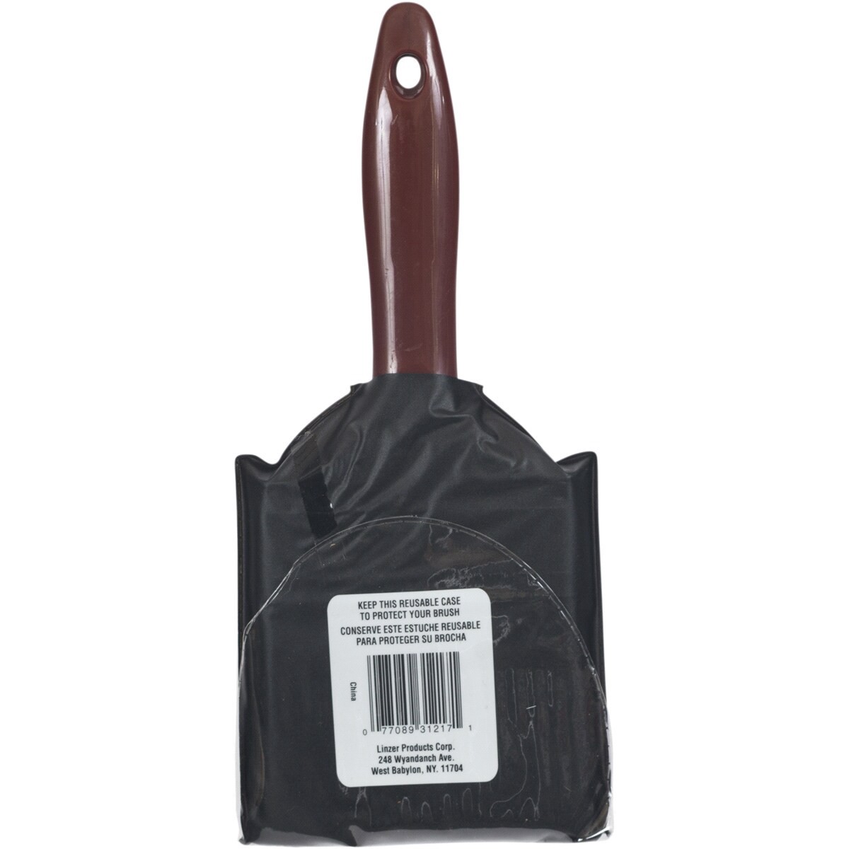 slide 2 of 2, Linzer stain and waterproofing brush 4 inch, 1 ct