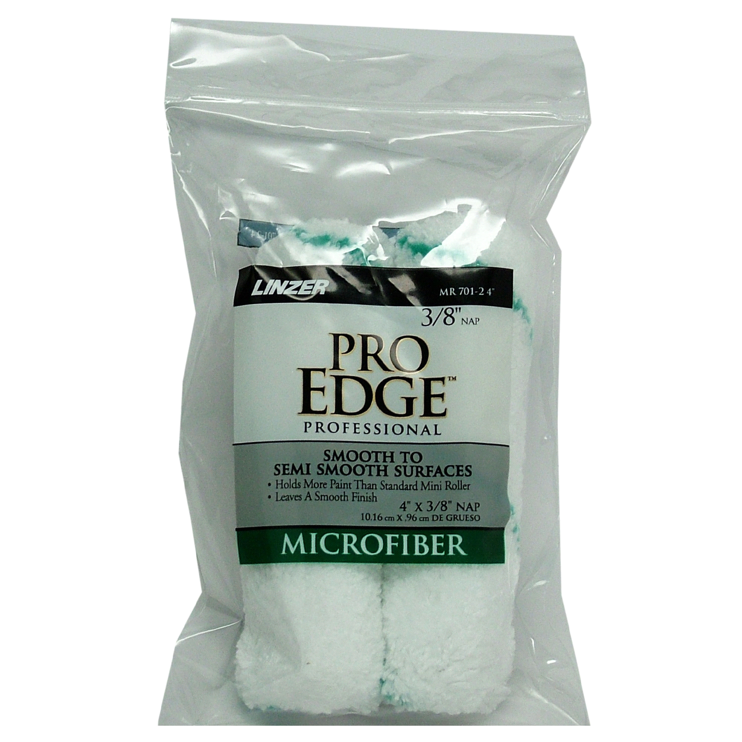 slide 1 of 2, Linzer Microfiber Mini Rollers, 2 ct; 4 in