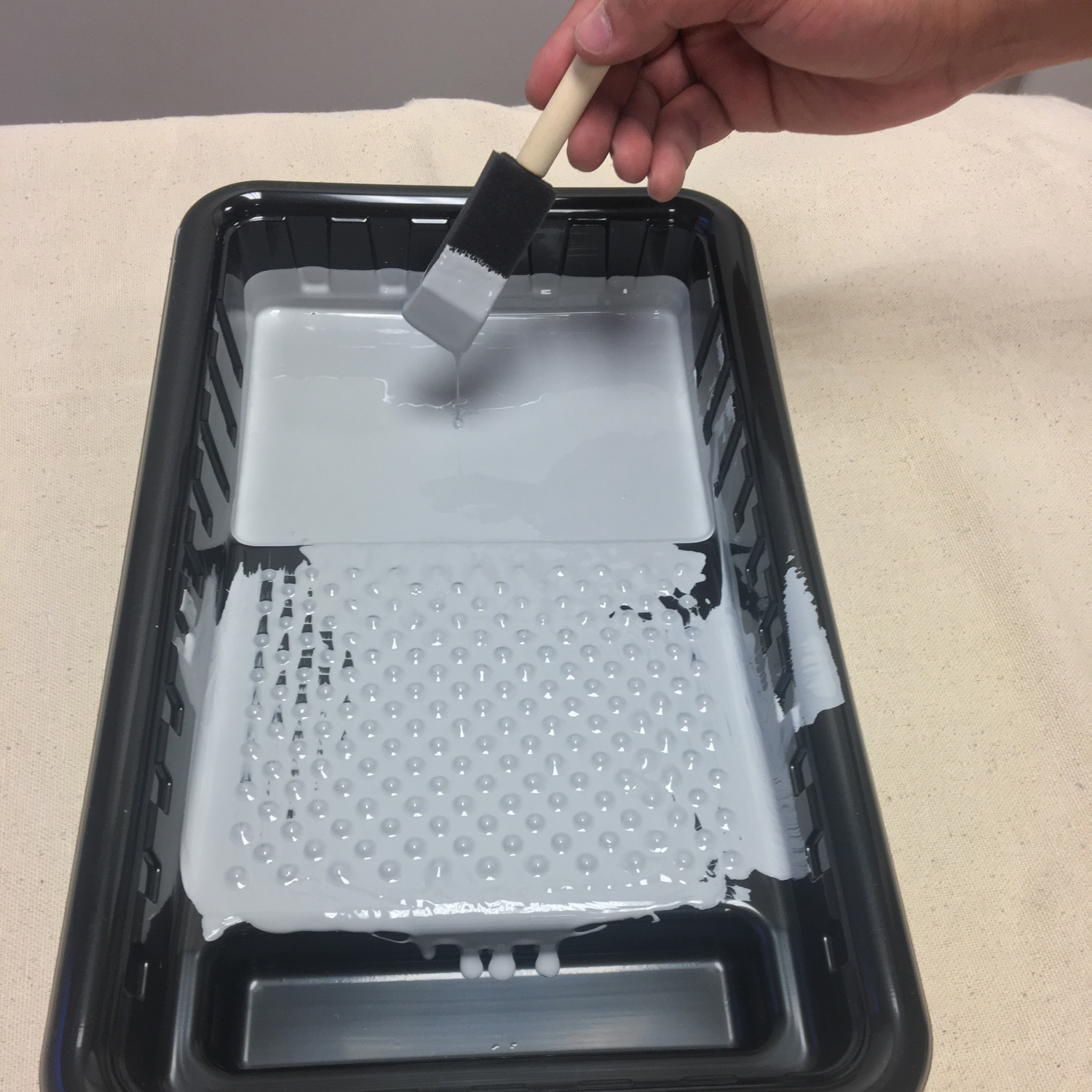 slide 2 of 2, Linzer 1 Foam Brush, 1 ft