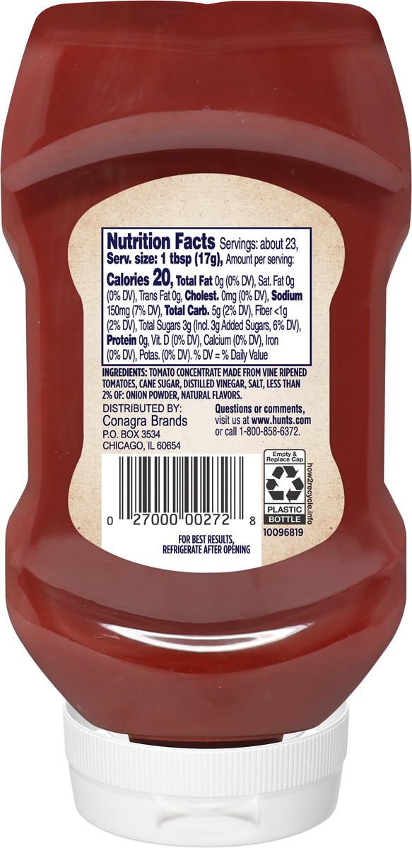 slide 2 of 3, Hunt's Hunt’s Best Ever Tomato Ketchup, 14-oz. Bottle, 14 oz
