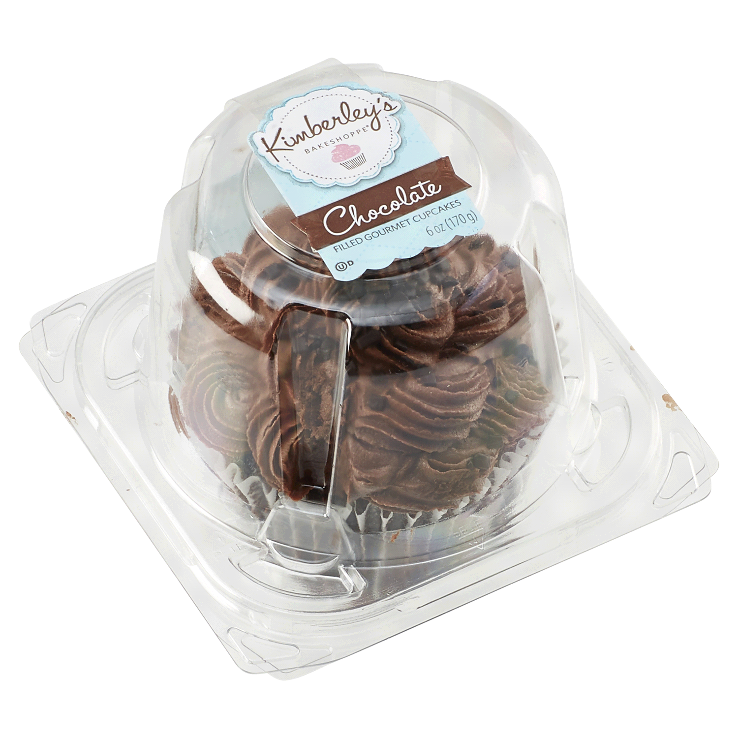 slide 4 of 5, Kimberley's Bakeshoppe Chocolate Filled Gourmet Cupcakes 6 oz, 6 oz