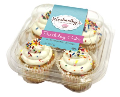 slide 1 of 1, Kimberleys Gourmet Birthday Cake Cupcakes - 11.7 Oz, 11.7 oz