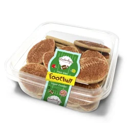 Kimberley's Bakeshoppetwo Bite Mini Football Sugar Cookiers