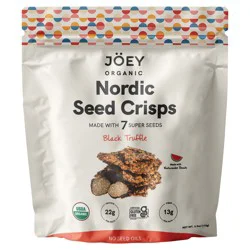 Joey Nordic Seed Crisps Black Truffle 3.9 oz