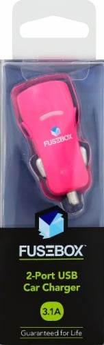 slide 1 of 1, Fusebox Usb Car Charger 3.1Amp, 1 ct