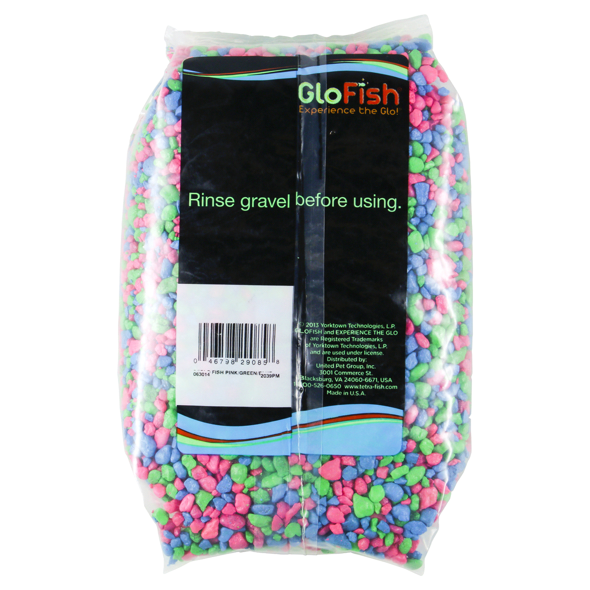 slide 2 of 2, GloFish Aquarium Gravel, Pink/Green/Blue, 5 lb