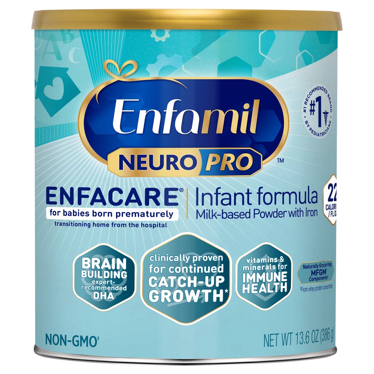 slide 1 of 3, Enfamil NeuroPro EnfaCare Premature Baby Formula Milk Based with Iron, Powder Can, 13.6 Oz, 12.8 oz