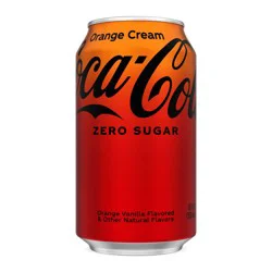 Coca-Cola Zero Sugar Orange Cream Can, 12 fl oz