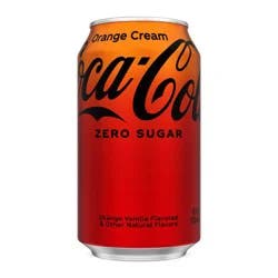 Coca-Cola Zero Sugar Orange Cream Can, 12 fl oz