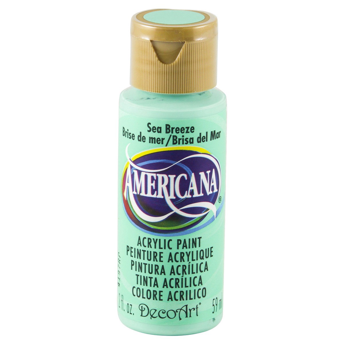 slide 1 of 13, Americana Acrylic Paint Sea Breeze, 2 oz