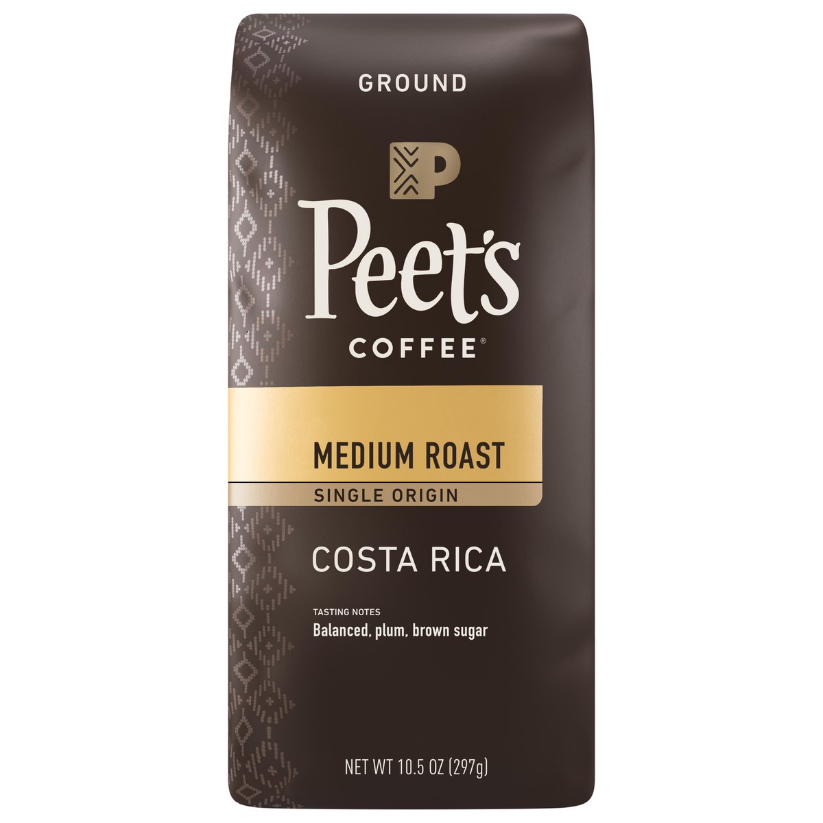 slide 1 of 15, Peet's Coffee, Single Origin Costa Rica Dark Roast Ground Coffee - 10.5oz Bag, 10.5 oz