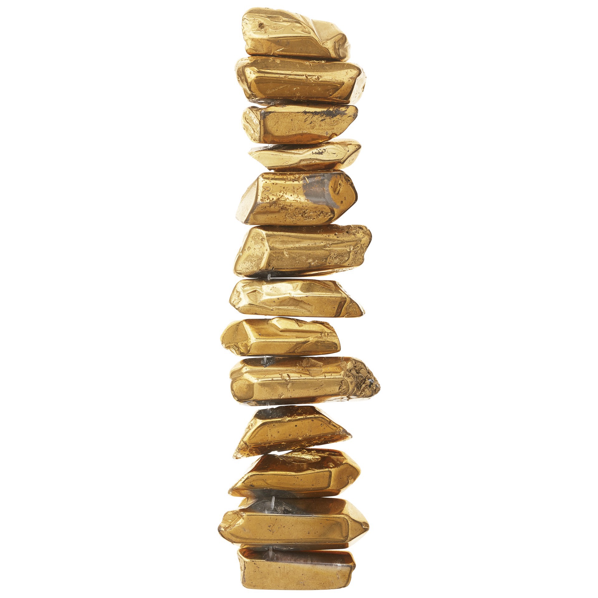 slide 2 of 3, Gold Luster Quartz Nugget Beads By Bead Landing, 26mm - 19mm