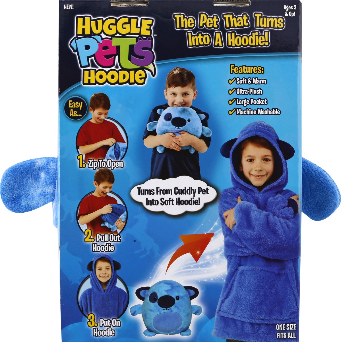 slide 9 of 11, Huggle Hoodie Pets 1 ea, 1 ct