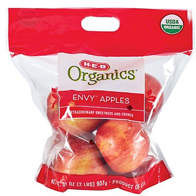 slide 1 of 1, H-E-B Organic Envy Apples, 2 lb