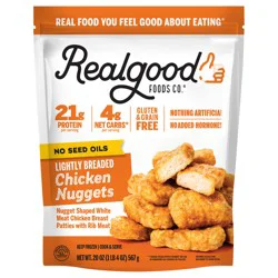 Real Good Foods Co. Lightly Breaded Chicken Nuggets 20 oz