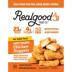 Real Good Foods Co. Lightly Breaded Chicken Nuggets
