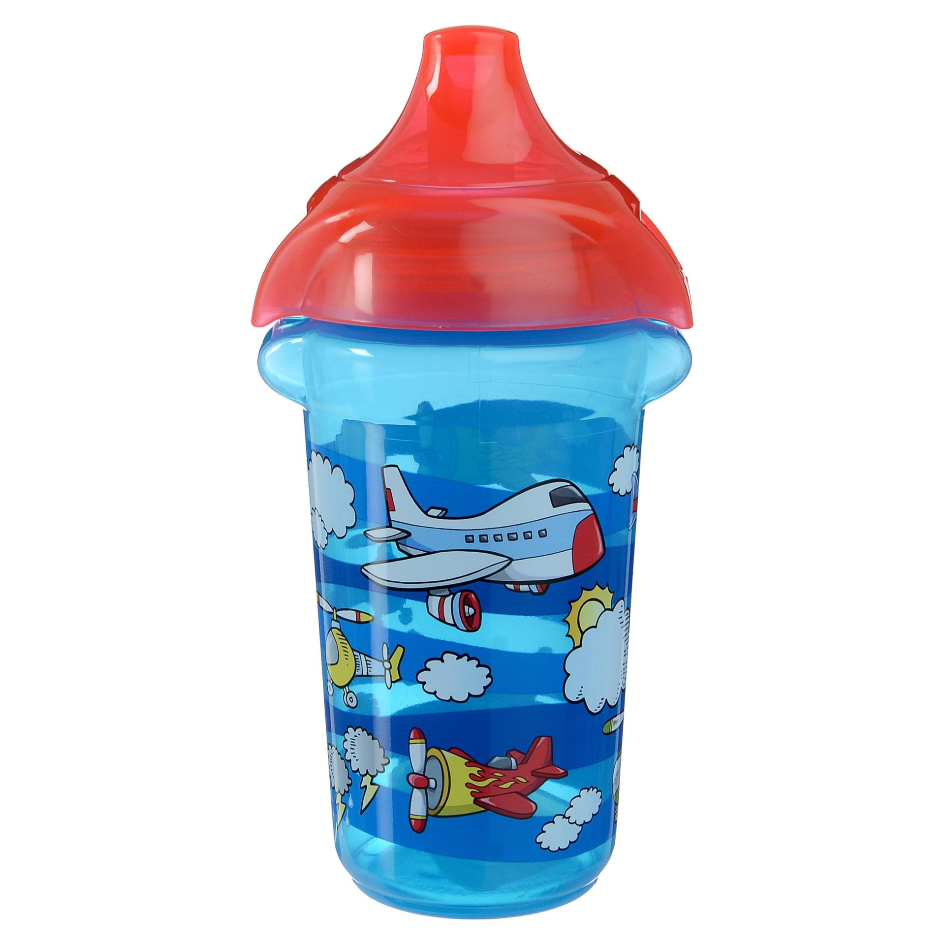 slide 1 of 1, Munchkin Click Lock Deco Sippy Bin Cup, 9 oz