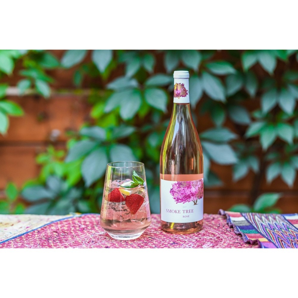 slide 2 of 2, Smoke Tree Rosé Wine Bottle, 750 ml