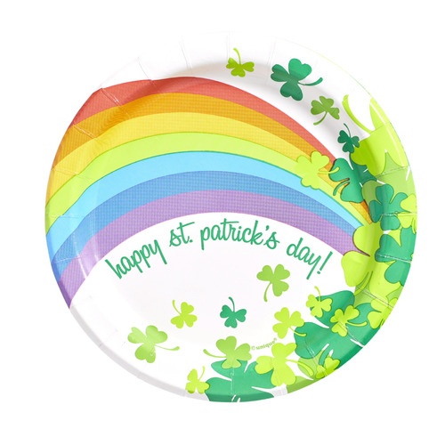 slide 1 of 1, St. Patrick's Day dinner plates, each / 8 pack / 16 pack