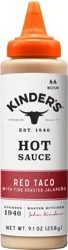 Kinder's Red Taco Hot Sauce with Fire Roasted Jalapeno