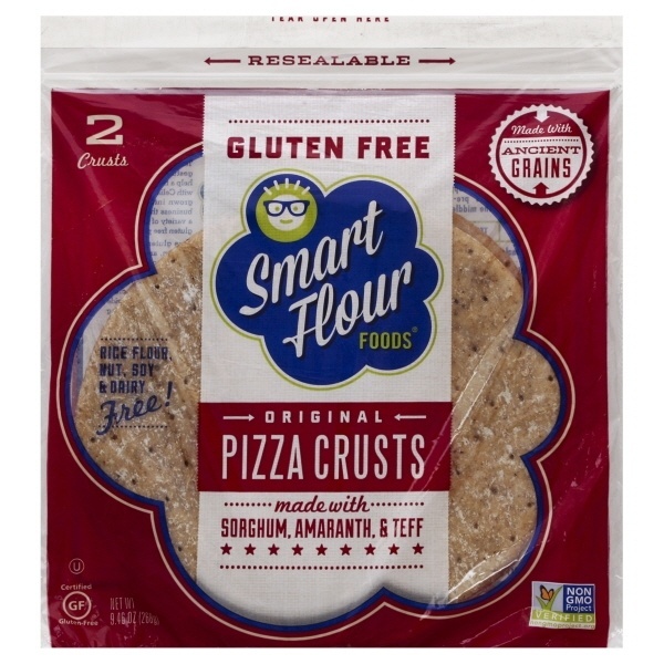 slide 1 of 1, Smart Flour Foods Pizza Crusts, Original, 4.8 oz