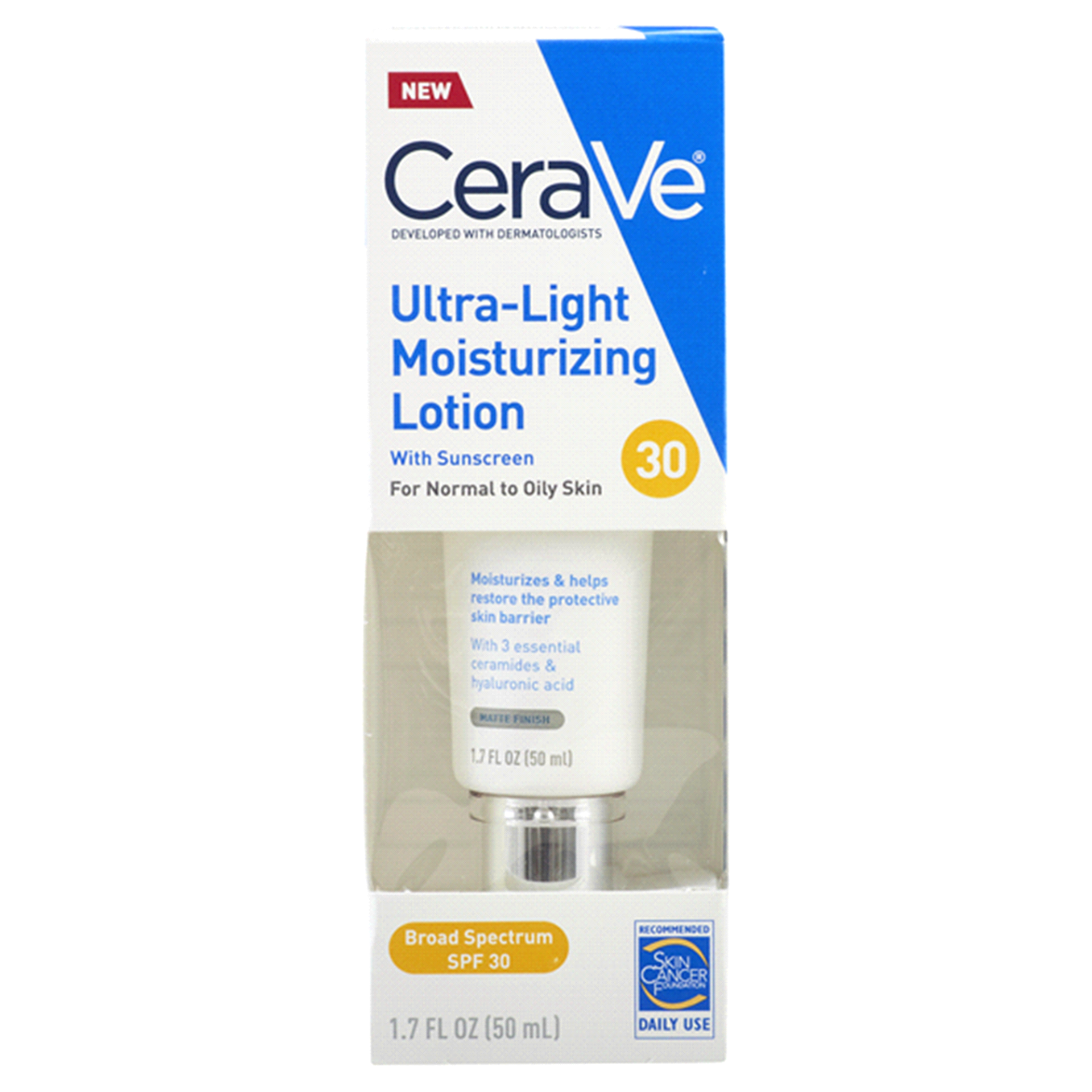 slide 1 of 1, CeraVe Facial Moisturizing Gel - SPF 30, 1.7 fl oz