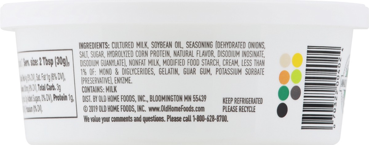 slide 6 of 9, Old Home Bermuda Onion Dip, 8 oz