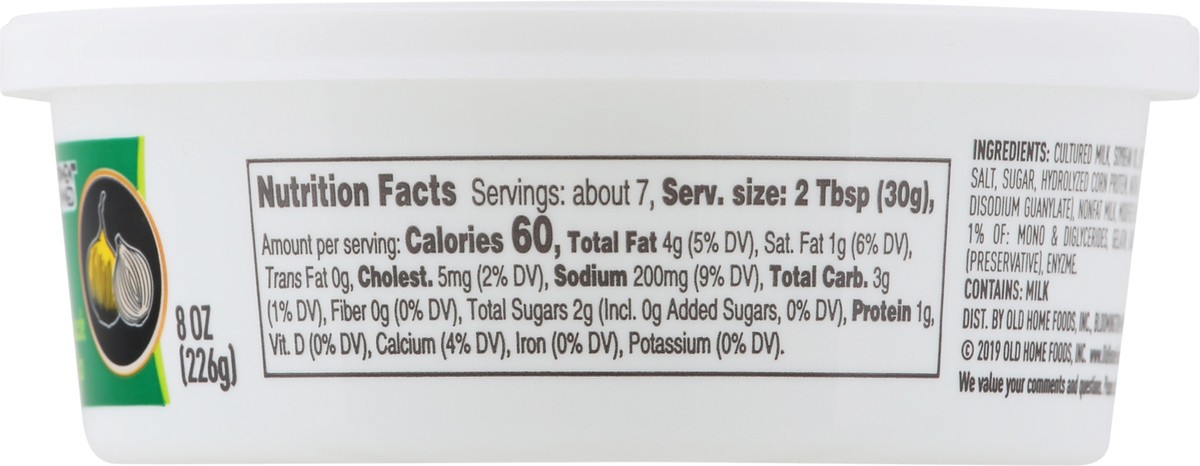 slide 8 of 9, Old Home Bermuda Onion Dip, 8 oz