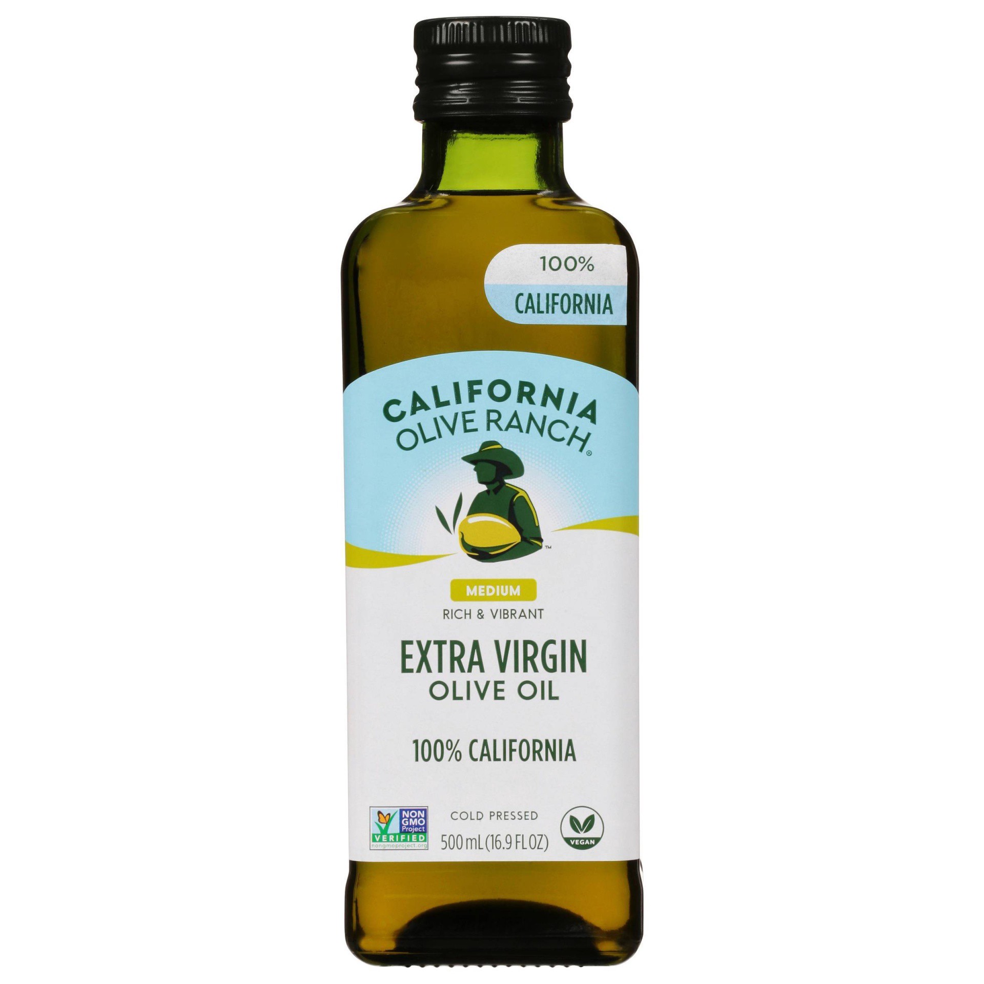 slide 1 of 9, California Olive Ranch 100% California Medium Extra Virgin Olive Oil 16.9 fl oz, 16.9 oz
