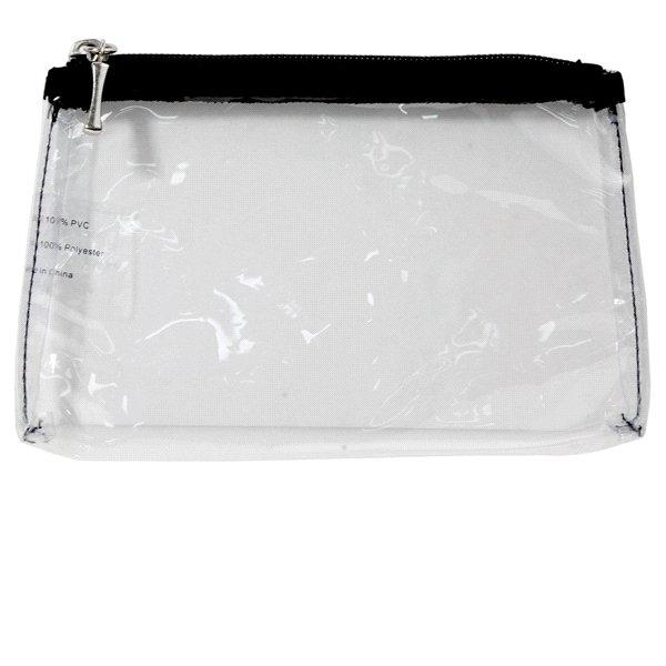 slide 1 of 1, Studio M Clear Mini Cosmetic Case, 1 ct