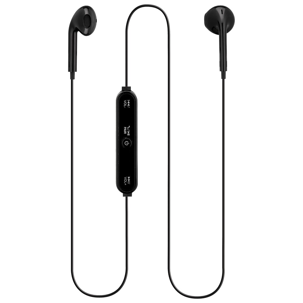 slide 1 of 1, iLive Wireless Bluetooth Earbuds In-Ear Headphones With Earhooks - Black, 1 ct
